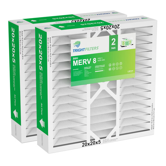 2 Pack of 20x20x5  Air Filter