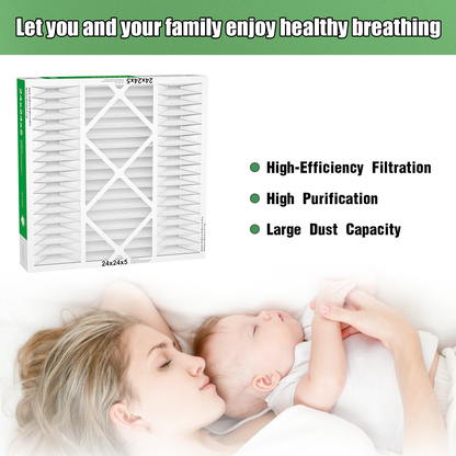 2 Pack of 24x24x5  Air Filter
