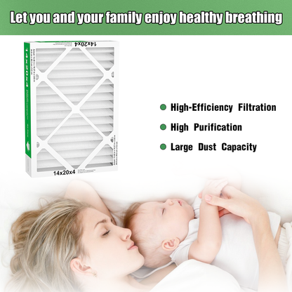 2 Pack of 14x20x4 Air Filter