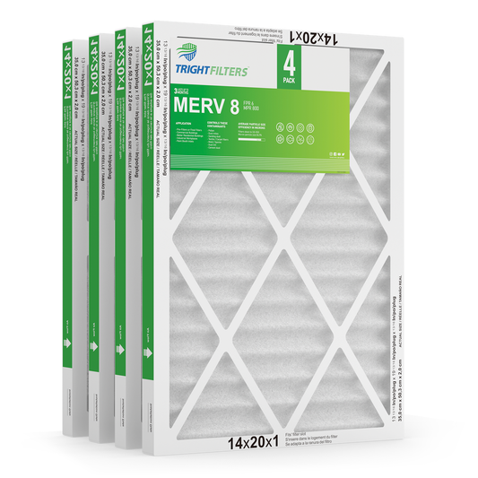 14x20x1 MERV-8 Air Filter (4-Pack)