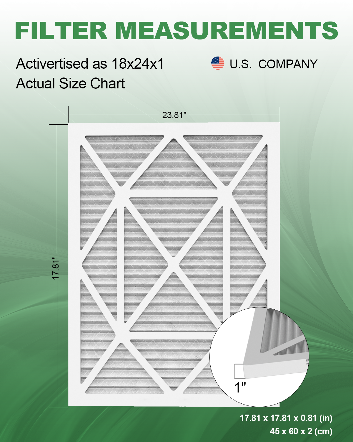 6 Pack of 18x24x1 Air Filter