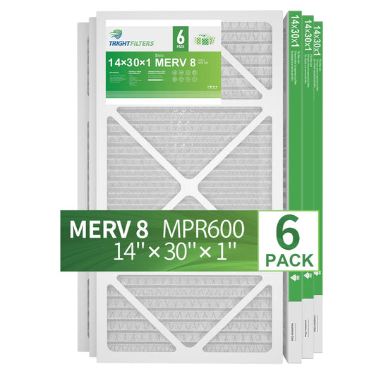 6 Pack of 14x30x1 Air Filter
