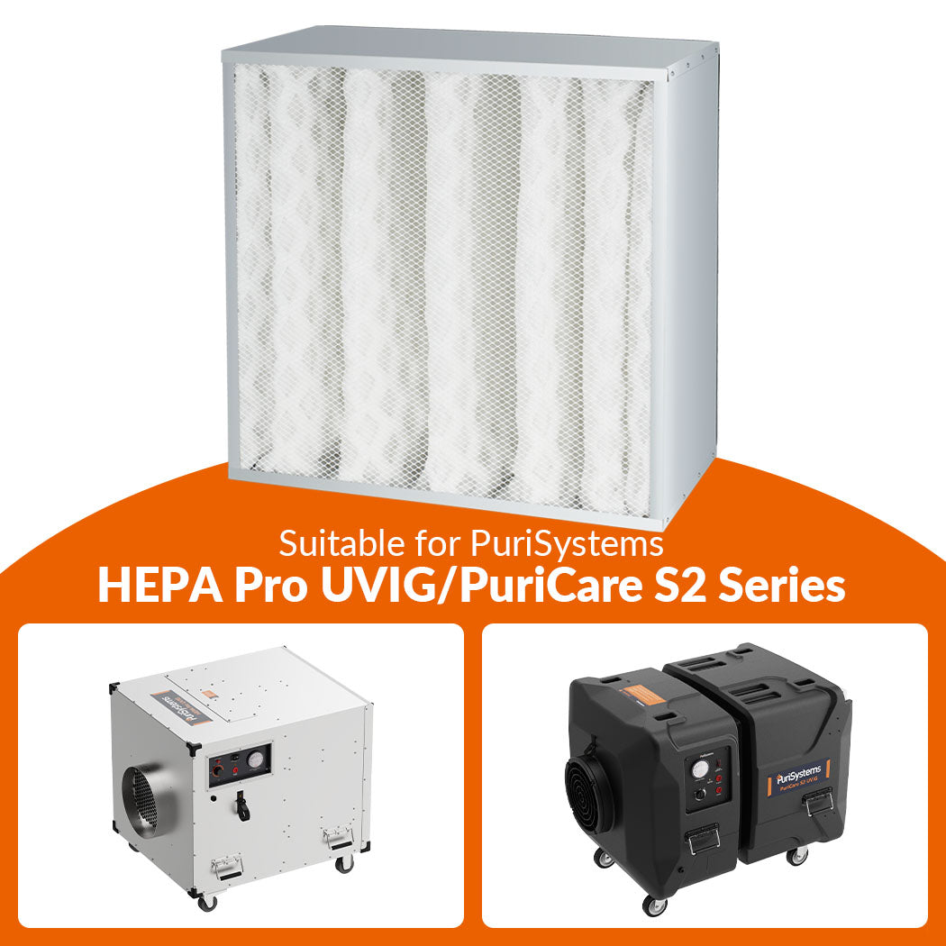 Purisystems Paint Air Filter Replacement Set for HEPA Pro UVIG/ PuriCare S2/PuriCare S2 UV/PuriCare S2 UVIG-1 Pack