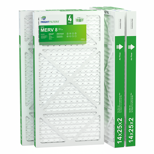 4 Pack of 14x25x2 Air Filter