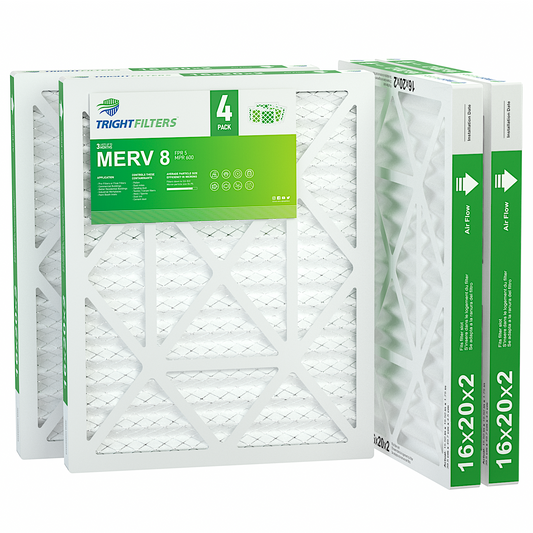 4 Pack of 16x20x2 Air Filter