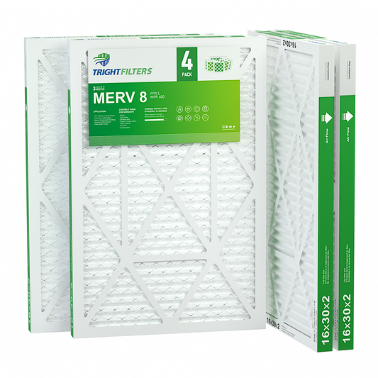 4 Pack of 16x30x2 Air Filter