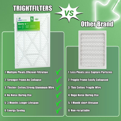 4 Pack of 20x30x2 Air Filter