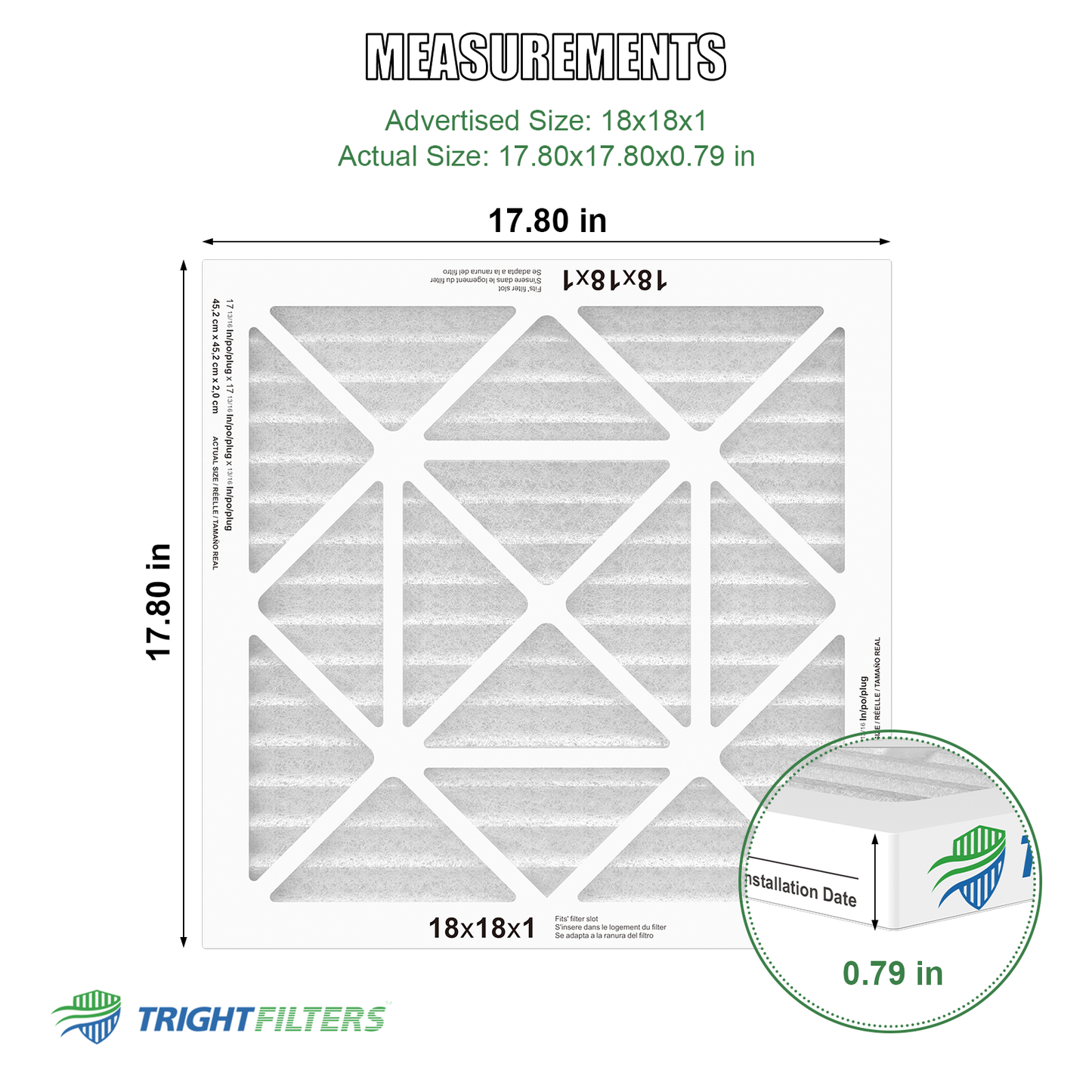 18x18x1 MERV-8 Air Filter (4-Pack)