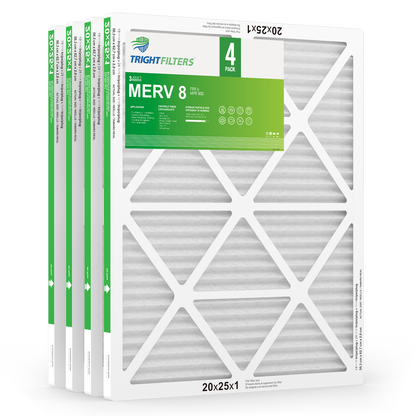 20x25x1 MERV-8 Air Filter (4-Pack)