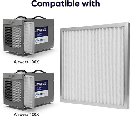 BASEAIRE 3 Pack MERV-10 Filter for AirWerx100X / AirWerx120X