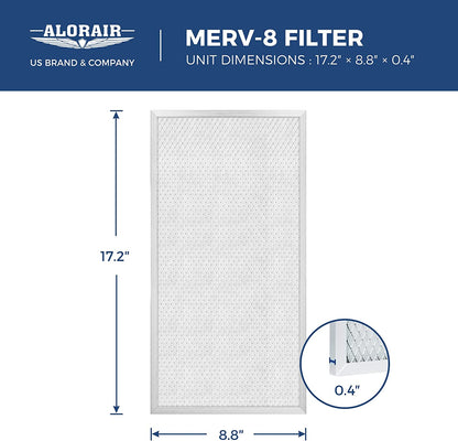 AlorAir® MERV-8 Filter 4 Pack for Sentinel HD55/HDi65 Dehumidifier