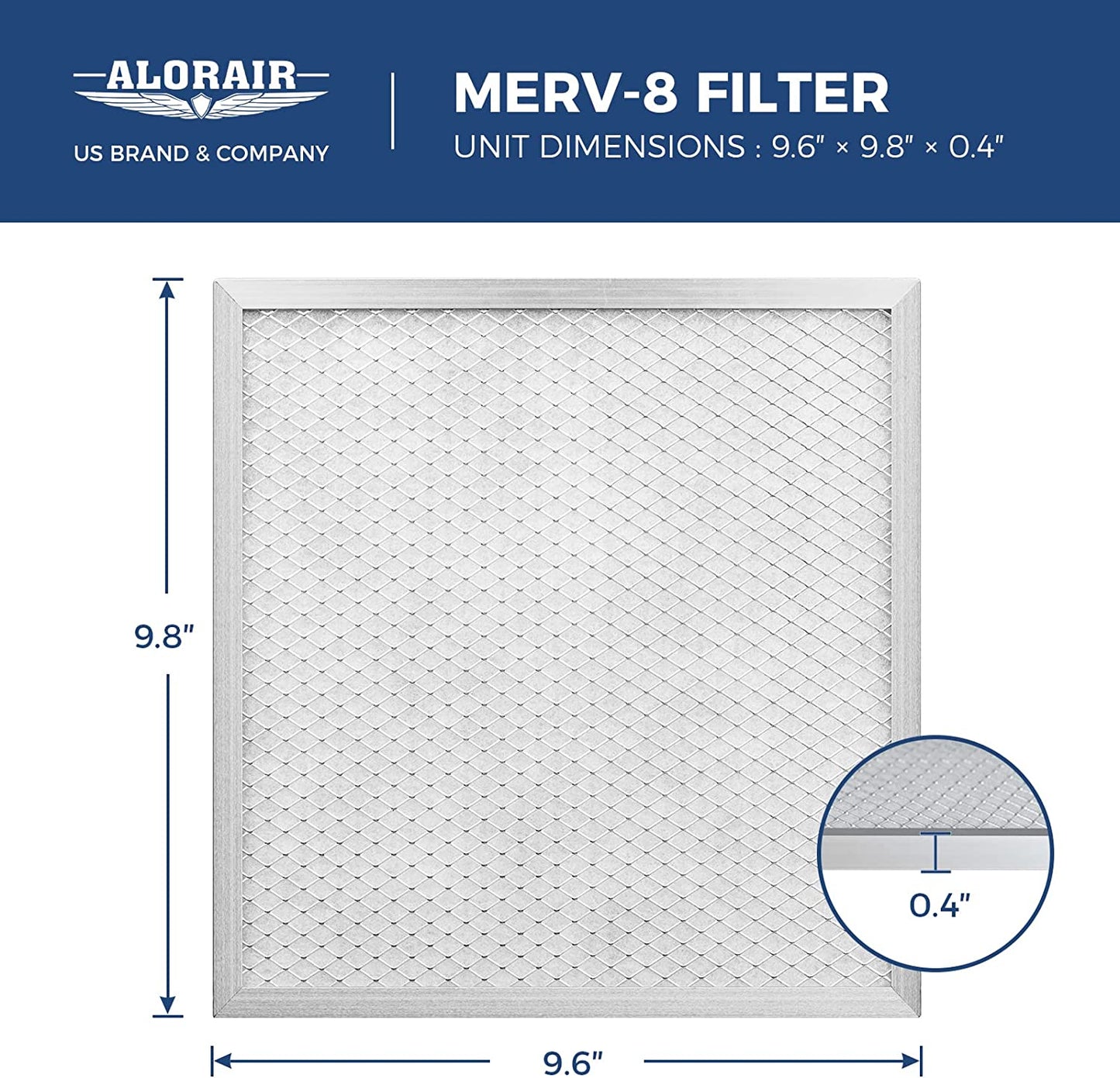 AlorAir®3 Pack MERV-8 Filter for Storm DP Dehumidifier
