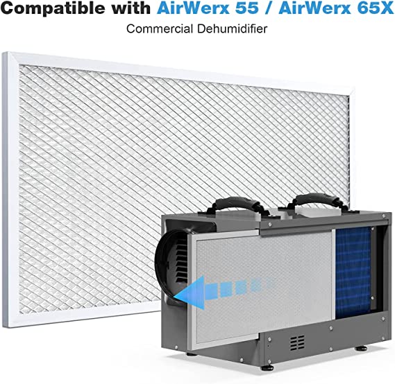 BASEAIRE 1 Pack MERV-8 Filter for Airwerx55/Airwerx65X