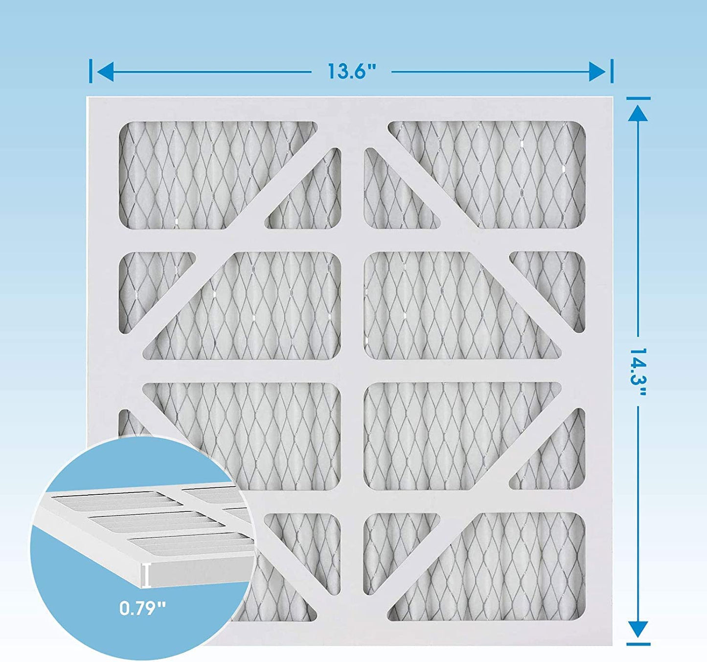 Abestorm MERV-10 Air Filter 5 Pack for Filteair HEPA S1 S2 S3 / Filteair HEPA V1 V2 V3