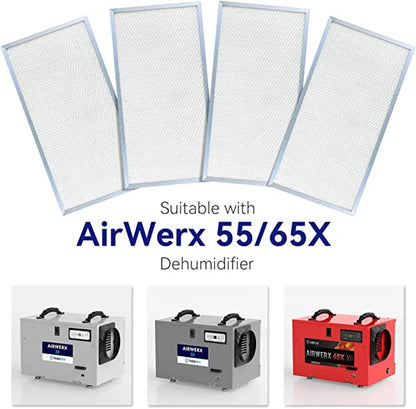 BASEAIRE 1 Pack MERV-8 Filter for Airwerx55/Airwerx65X